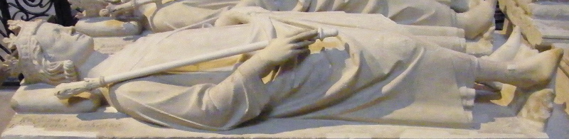 France Paris - St Denis Carloman 884 effigy 1263-4